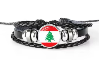 Bracelets libanais faits main, bracelets et joncs à breloques du Liban pour femmes et hommes, cadeau