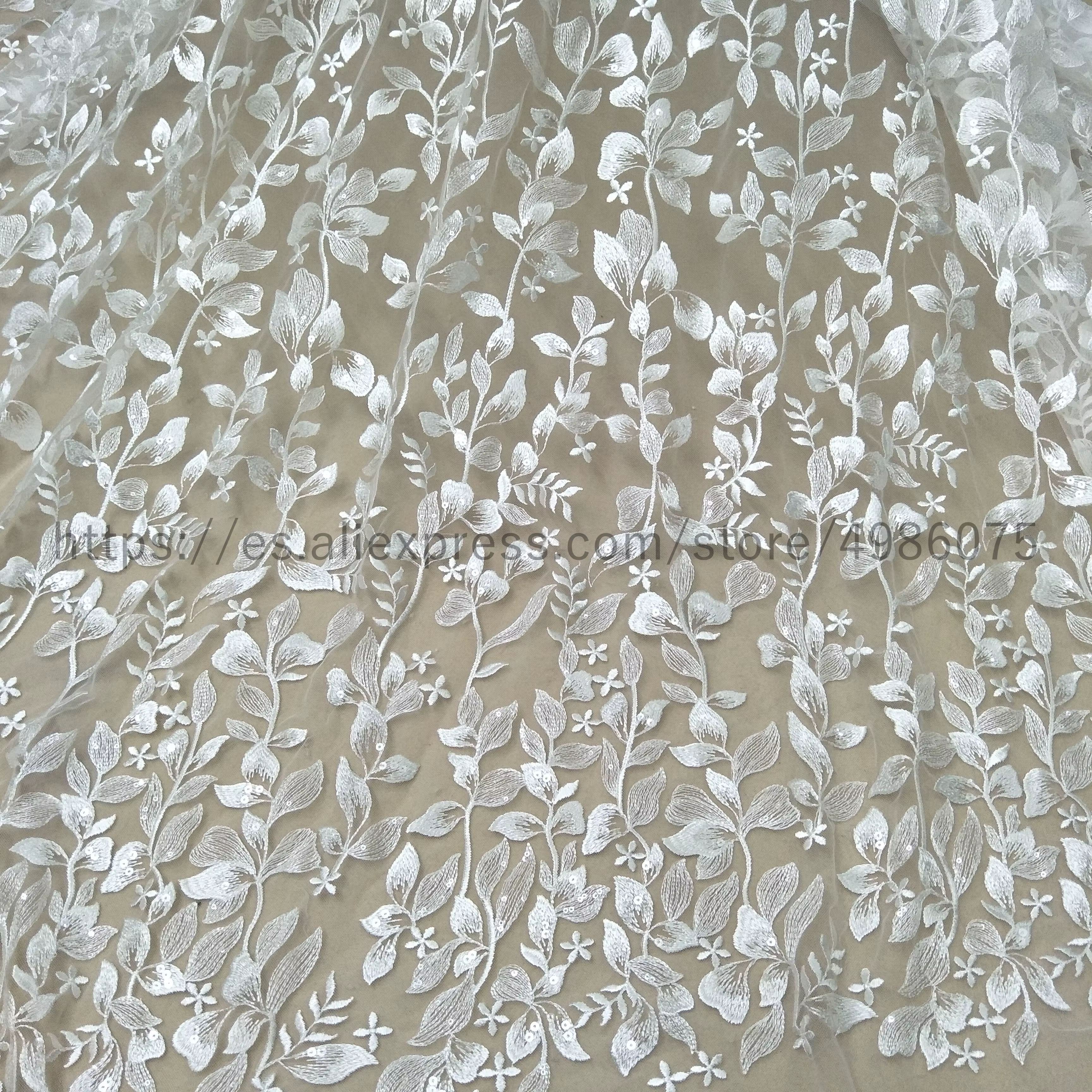 Berta robe de mariée robe dentelle tissu élégant robe de mariée dentelle tissu 130 cm largeur dentel