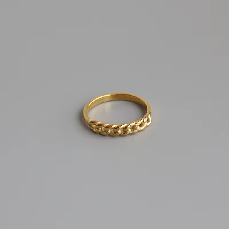 Amaiyllis – petites ailes d'ange en or 18k, chaîne épaisse, large, ajouré, Index, Bijoux féminins
