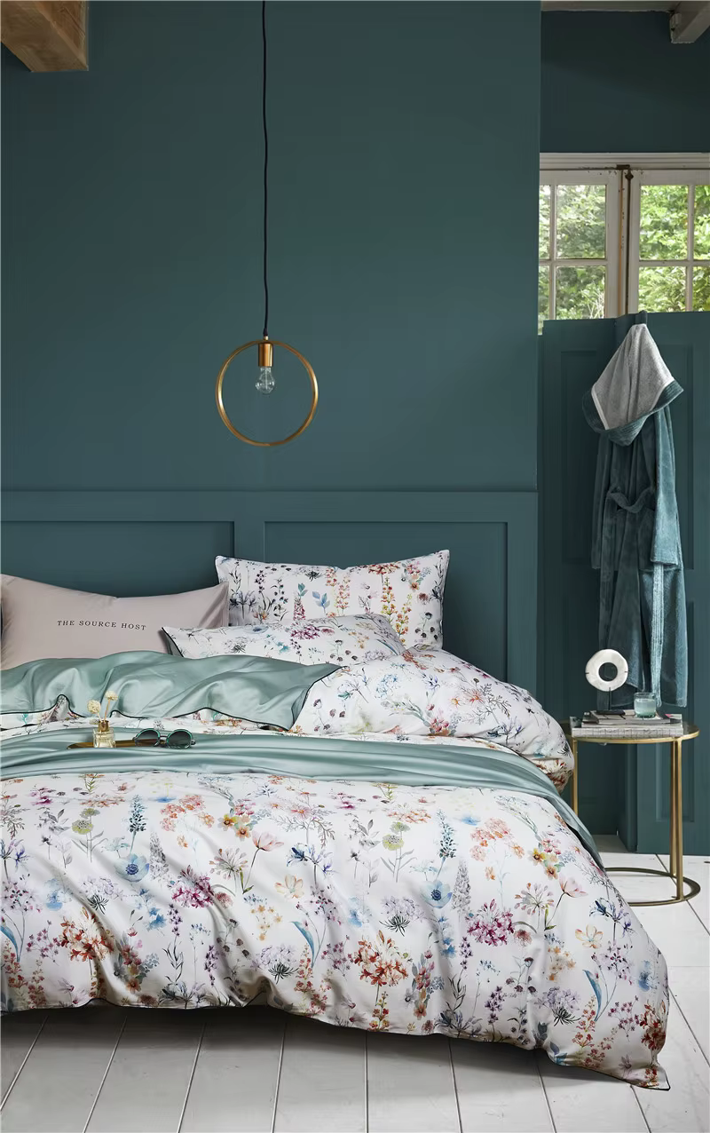 Parure de lit en coton égyptien, ensemble de literie surdimensionné, housse couvertes, drap de lit, 