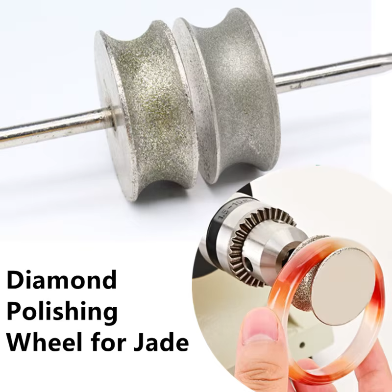 Meule diamantée concave pour le meulage et le polissage de verre, anneaux, anneaux de bracelet, bijo
