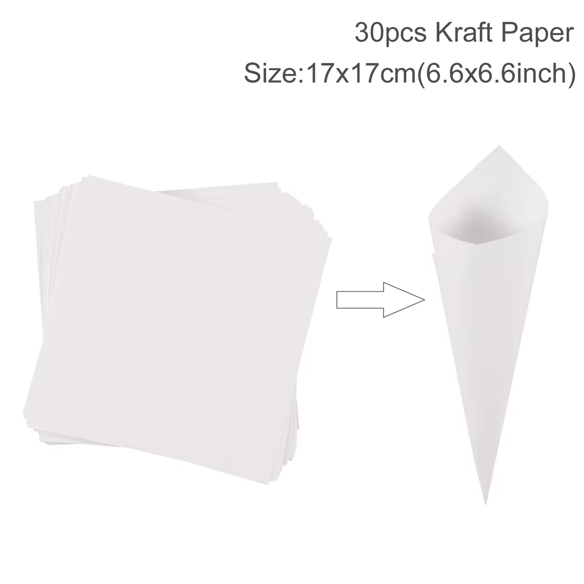 Plateau de mariage en papier Kraft, Support de cône de confettis pour décoration de mariage, plateau