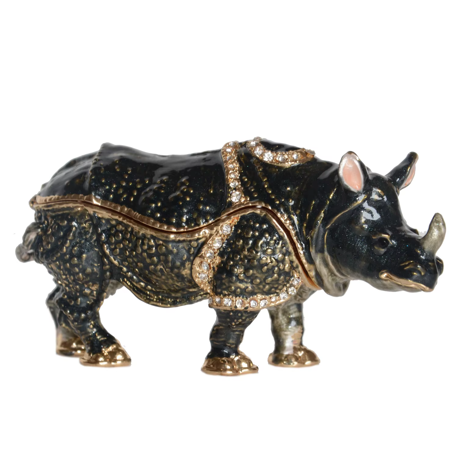 Boîte à bibelots en cristal émaillé, porte-bague, bijoux à collectionner, cadeaux créatifs, artisana