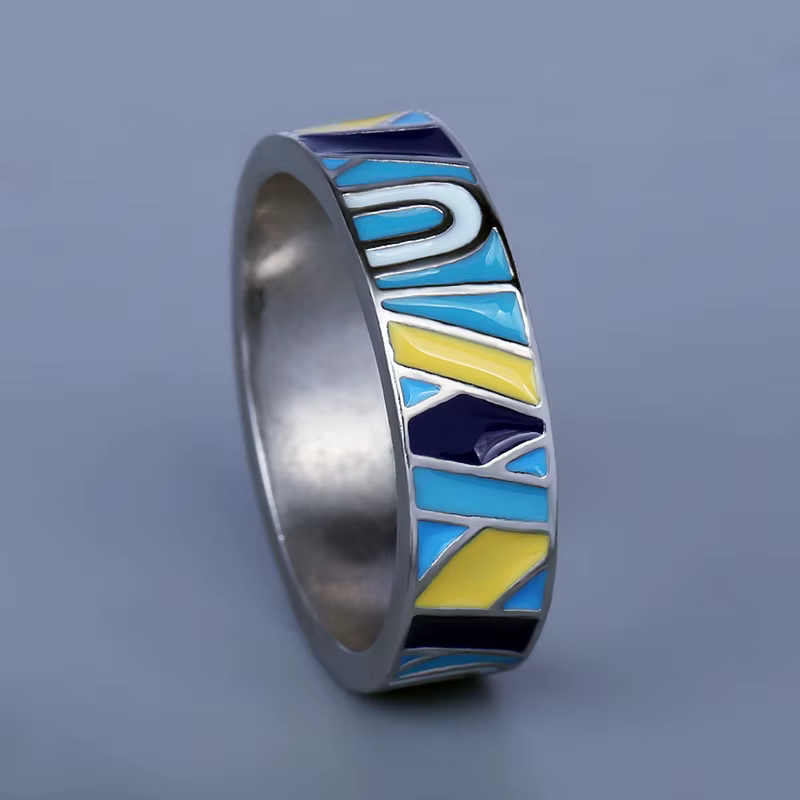 Bague Classique Simple en Émail pour Femme, Bijoux de Patients de Mariage, de ix, à la Mode
