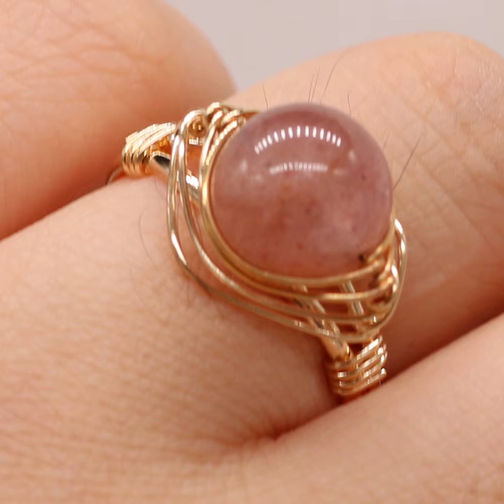Bagues ouvertes en pierre d'agates naturelles pour femmes, en alliage de Zinc, à bords, bijoux de fê