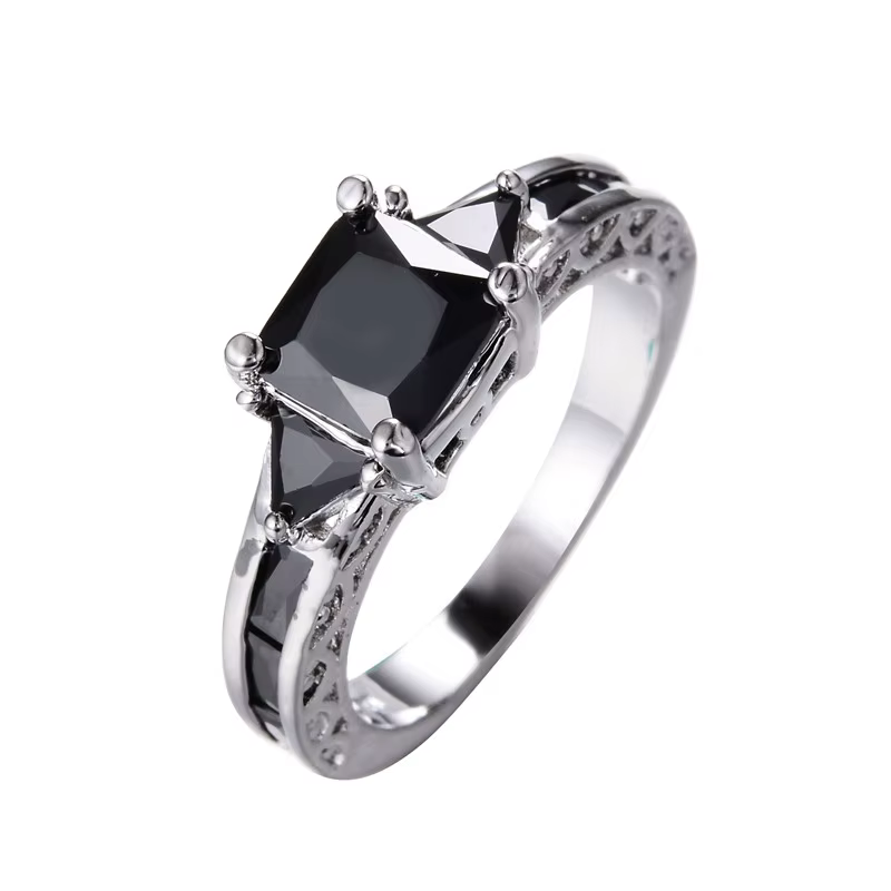 Bague en pierre rose cristal pour femme, bijoux de mariage, argent carillon, fiançailles, document f