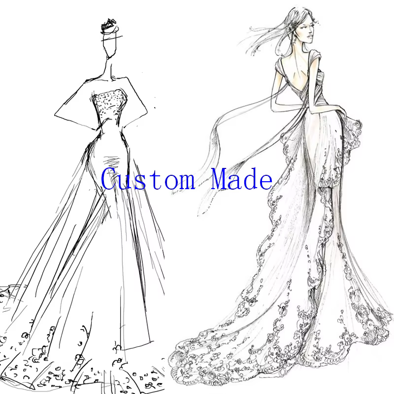 Loverxu Robe de mariée sur mesure
