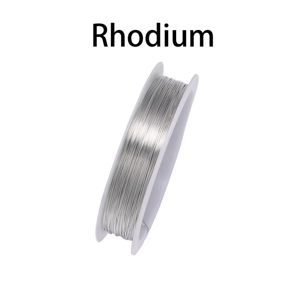 1 rouleau de fil de cuivre robuste pour perles, 0.2/0.3/0.4/0.5/0.6/0.7/0.8/1mm, pour Bracelet et co