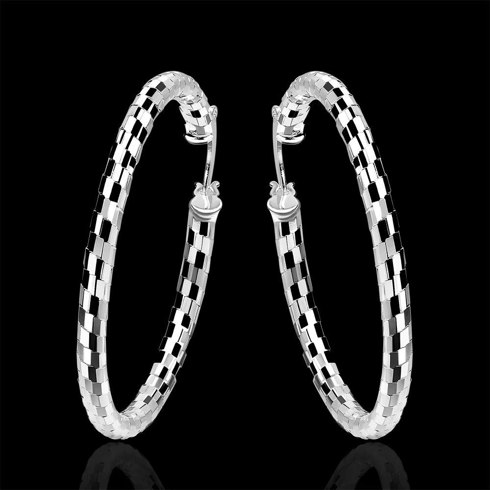 Accessoires nouveau Design couleur argent bijoux boucles d'oreilles femme mode Brincos crochet d'ore
