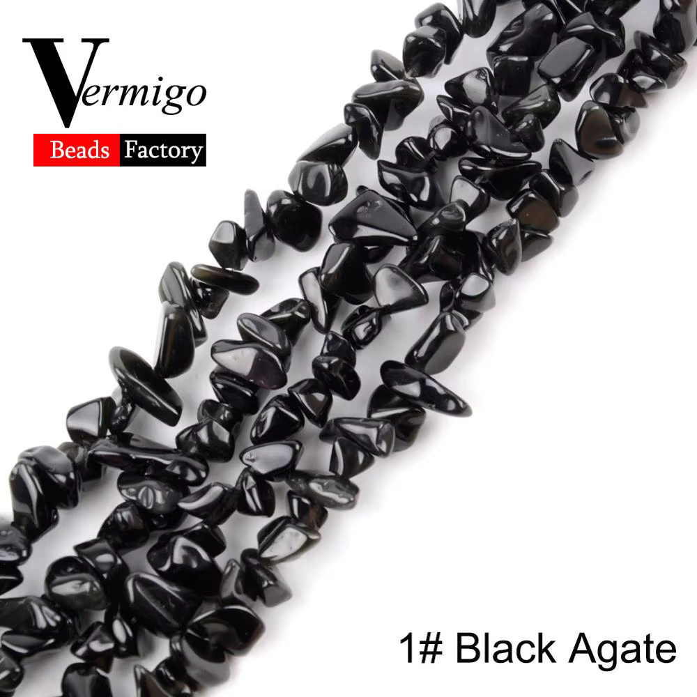 Perles de gravier à puce de forme libre irrégulière, améthystes en pierre naturelle, œil de tigre, p