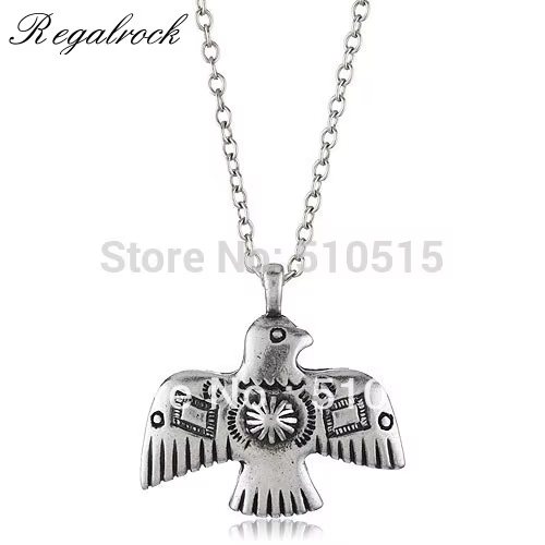 Collier Bohème Thunderbird pour Femme, Pendentif Oiseau, Ptarmigan, Vintage, Boho Phoenix, Sorcière 