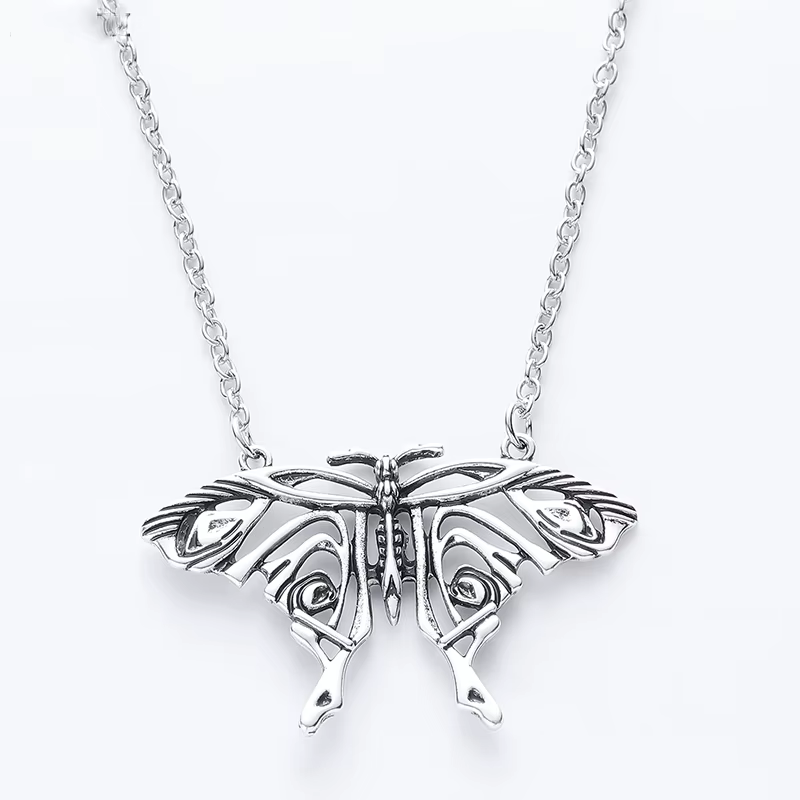 Chaîne Mamma Mia, pendentif papillon Antique, grand collier papillon de Yong Donna, Costume, bijoux 