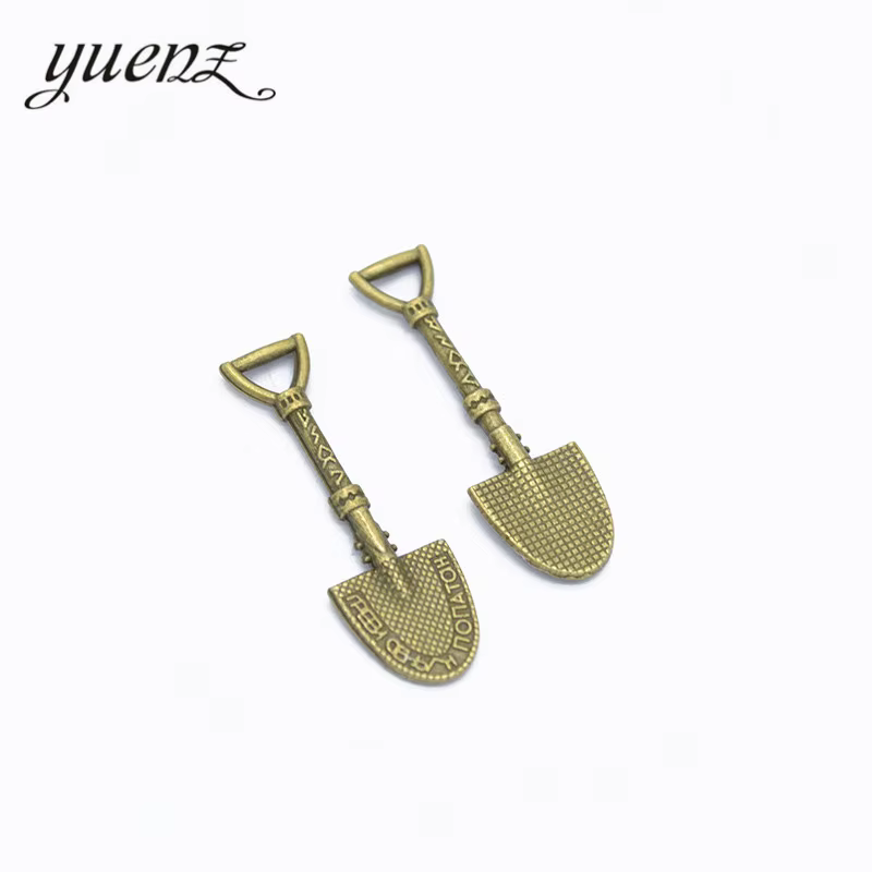 YuenZ – breloques antiques pour la fabrication de bijoux, 20 pièces, 32x10mm, J290