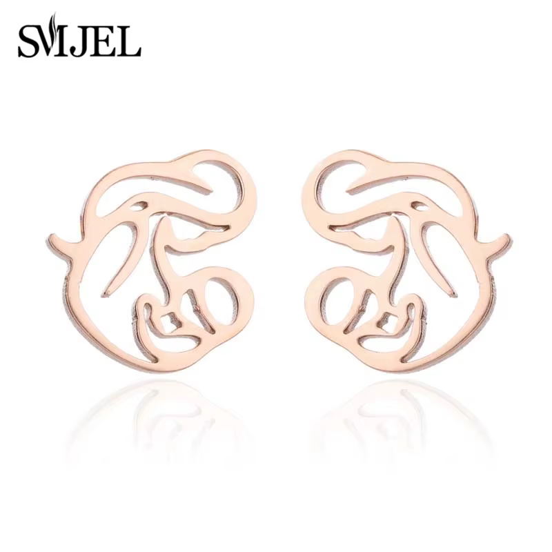 SMJEL nouvelle famille maman colliers en acier inoxydable pour femmes mode maman Collier Collier bij
