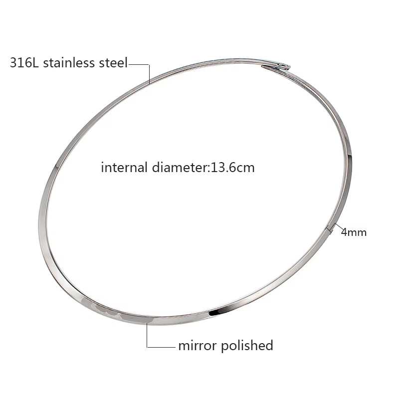 Collier ras du cou pour femmes et hommes, couleur or/argent, bijoux Punk de mode, cadeau de noël de 