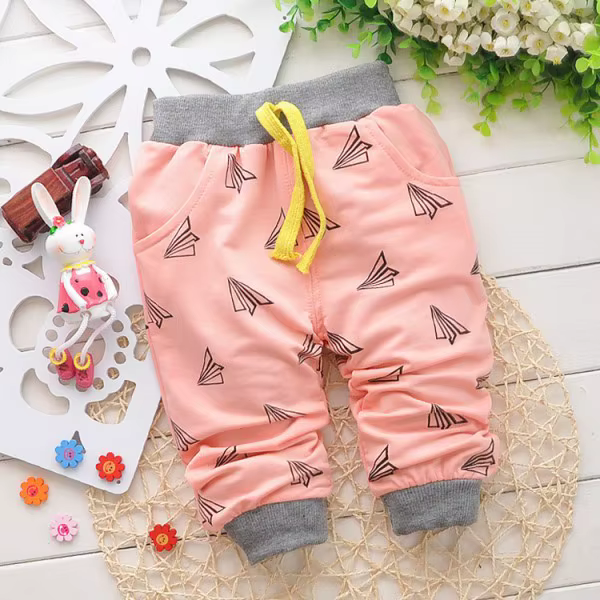 Pantalon sarouel en coton pour bébé garçon et fille, vêtement pour enfant de 0 à 2 ans, nouvelle col