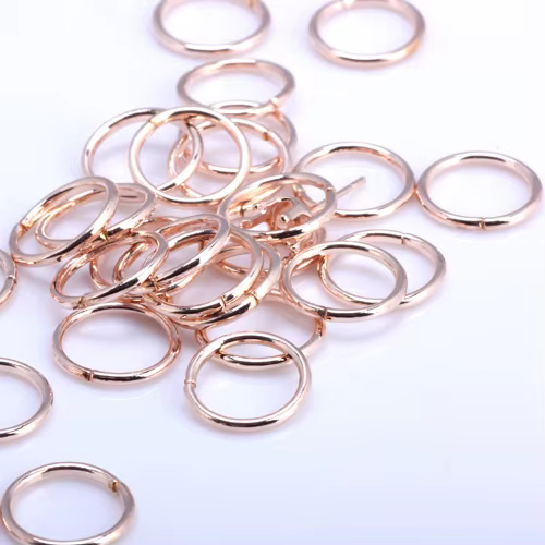 OlingArt anneau de saut ouvert 5mm/6mm/7mm/8mm/10mm boucle de lien or Rose connecteur de fabrication