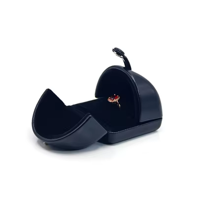 Nouvelle boîte à bijoux en cuir 2024 pour femme, étui à bagues, boîte de rangement pour colliers, ét