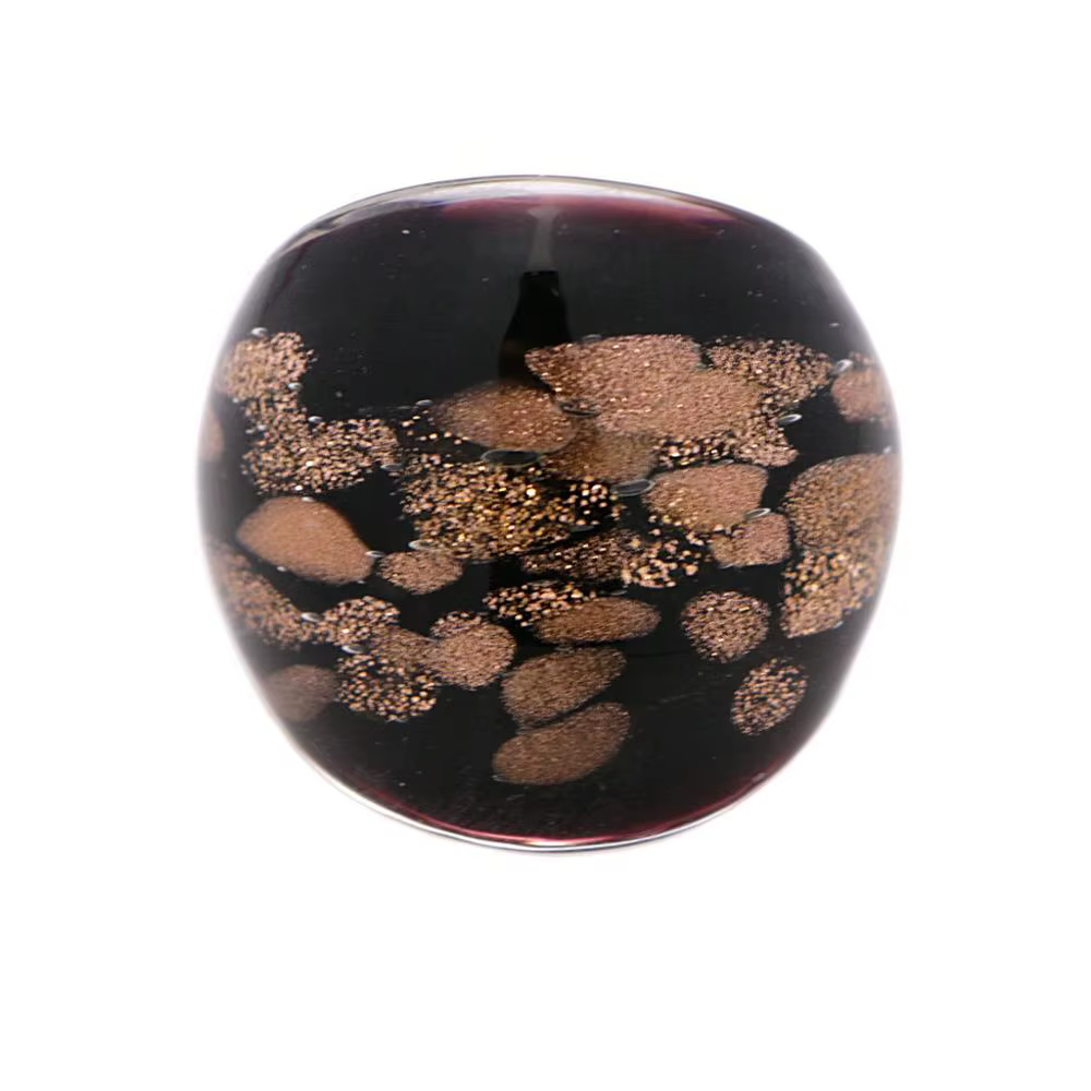 Sands Mur-Bague en verre Speckle Way pour femme, rouge, noir, bleu, violet, boîte gratuite