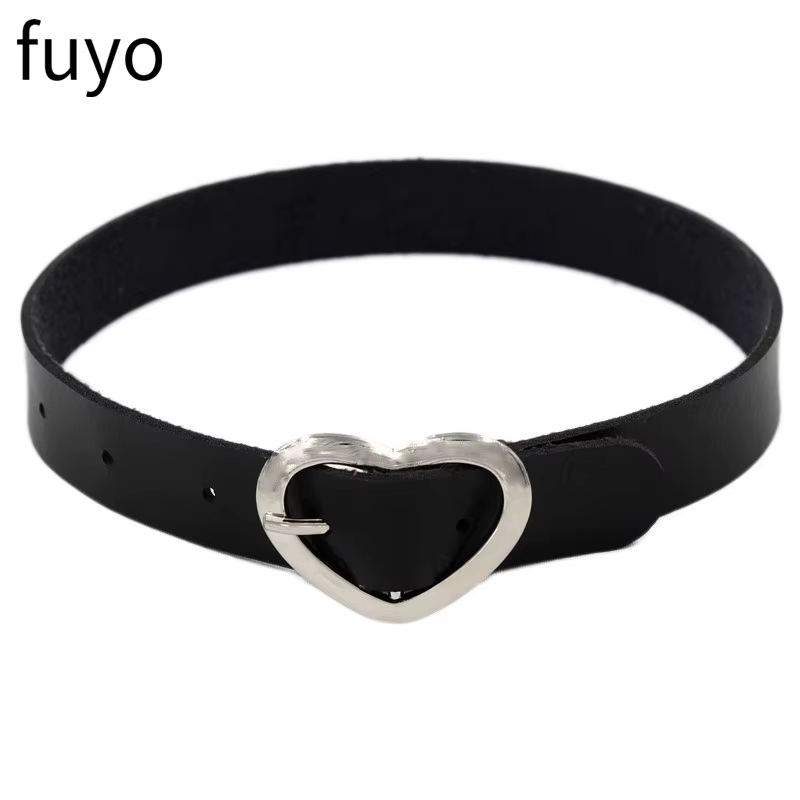 Femme noir Punk collier ras du cou en cuir Pu Goth Rivets collier ras du cou Pendientes fête Club Se