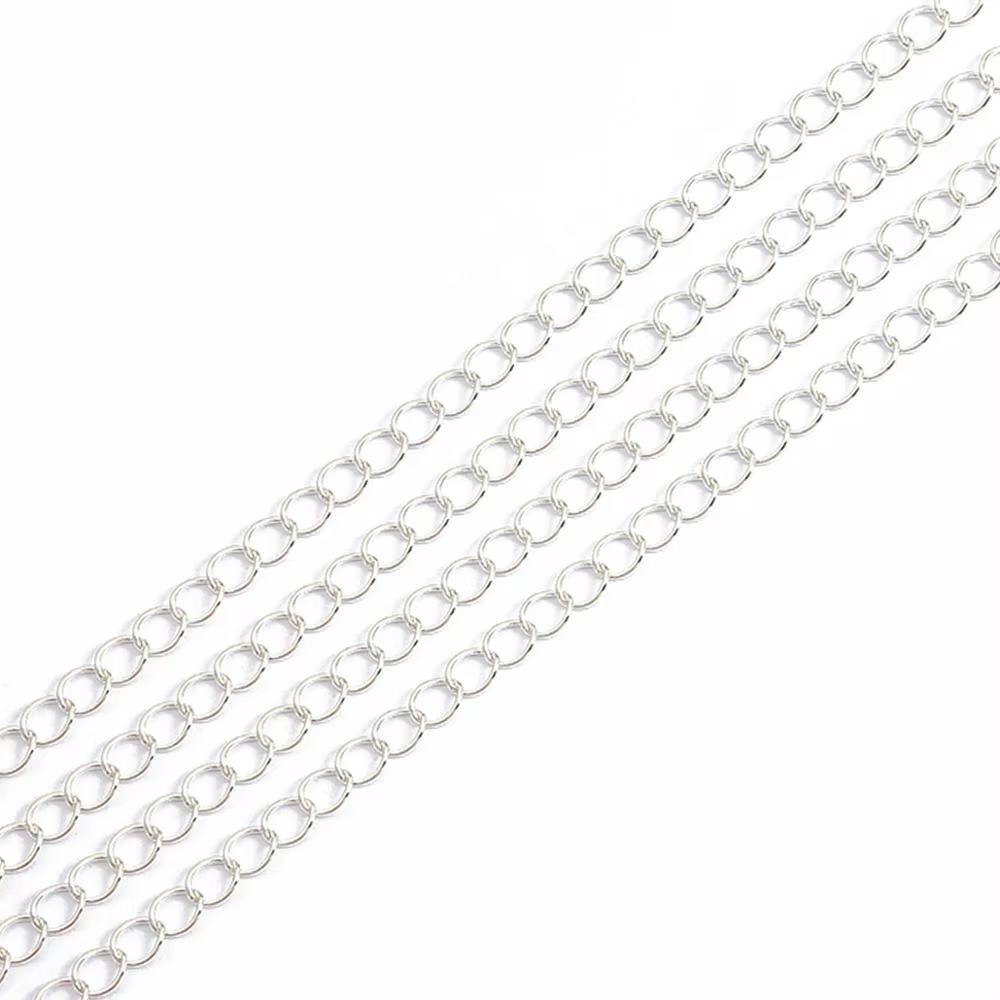 Collier d'extension de bague à maillons longs ovales, Quitail Extender, JOFor DIY Jewelry, Fournitur