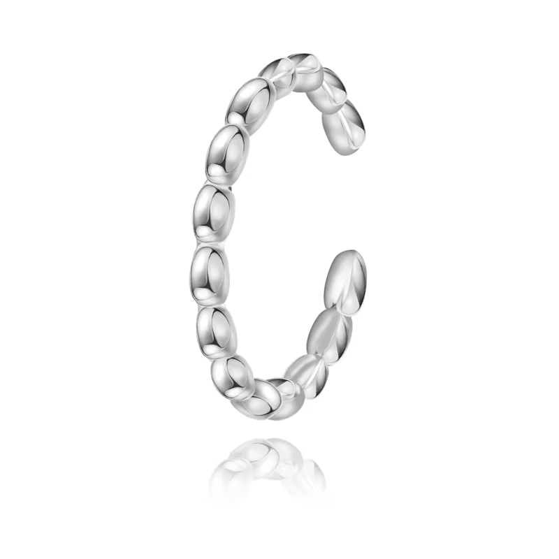 Bagues classiques en acier inoxydable plaqué or, style simple, unisexe, bijoux de fête, bague ouvert