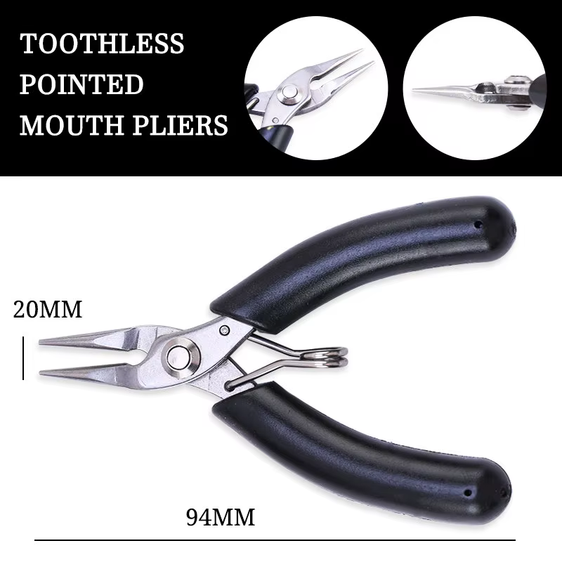 Pinces en acier inoxydable, 5 Styles, outils de fabrication de bijoux, pince coupe-fil pour bricolag