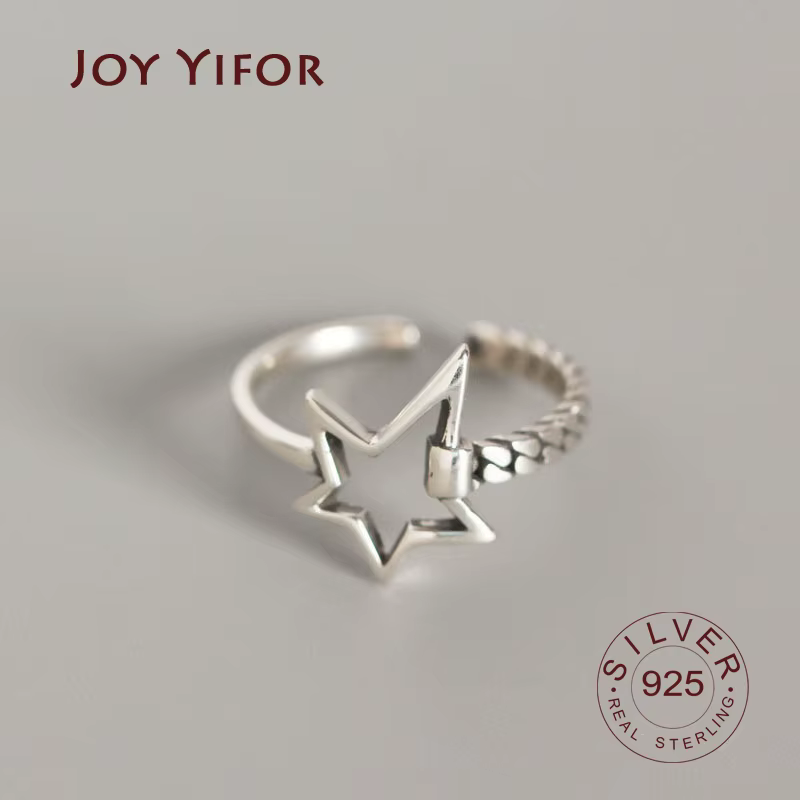 2020 offre spéciale argent 925 étoile bague pour les femmes de mariage 100% 925 en argent Sterling e