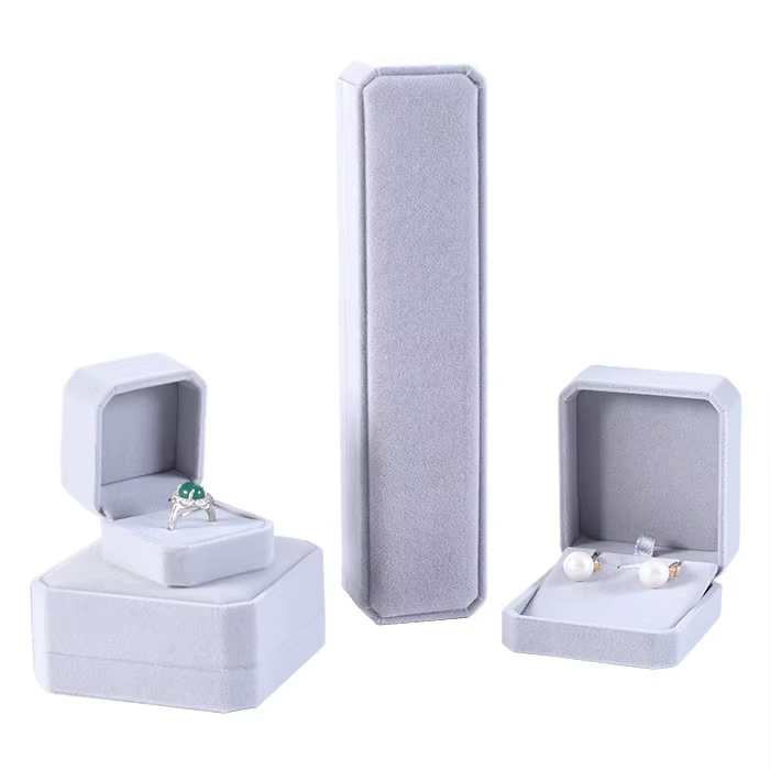 Boîte à bagues, organisateur d'emballage de colliers, emballage de bijoux, boîte-cadeau en vrac, sup