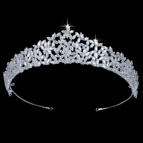 Diadèmes et couronne HADIYANA Vintage magnifiques femmes mariage accessoires de cheveux de mariée bi