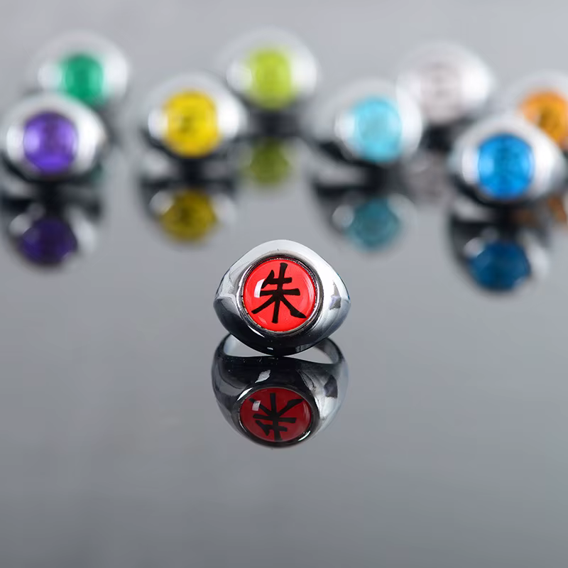 Bague de Cosplay Anime Akatsuki Itachi, doigt en métal, accessoires de Ninja pour adultes, trucs Coo