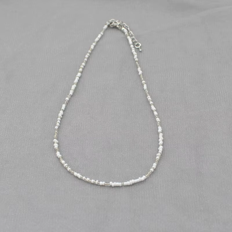 Collier ras du cou Simple en perles de rocaille pour femmes, Collier de bohème coloré fait à la main