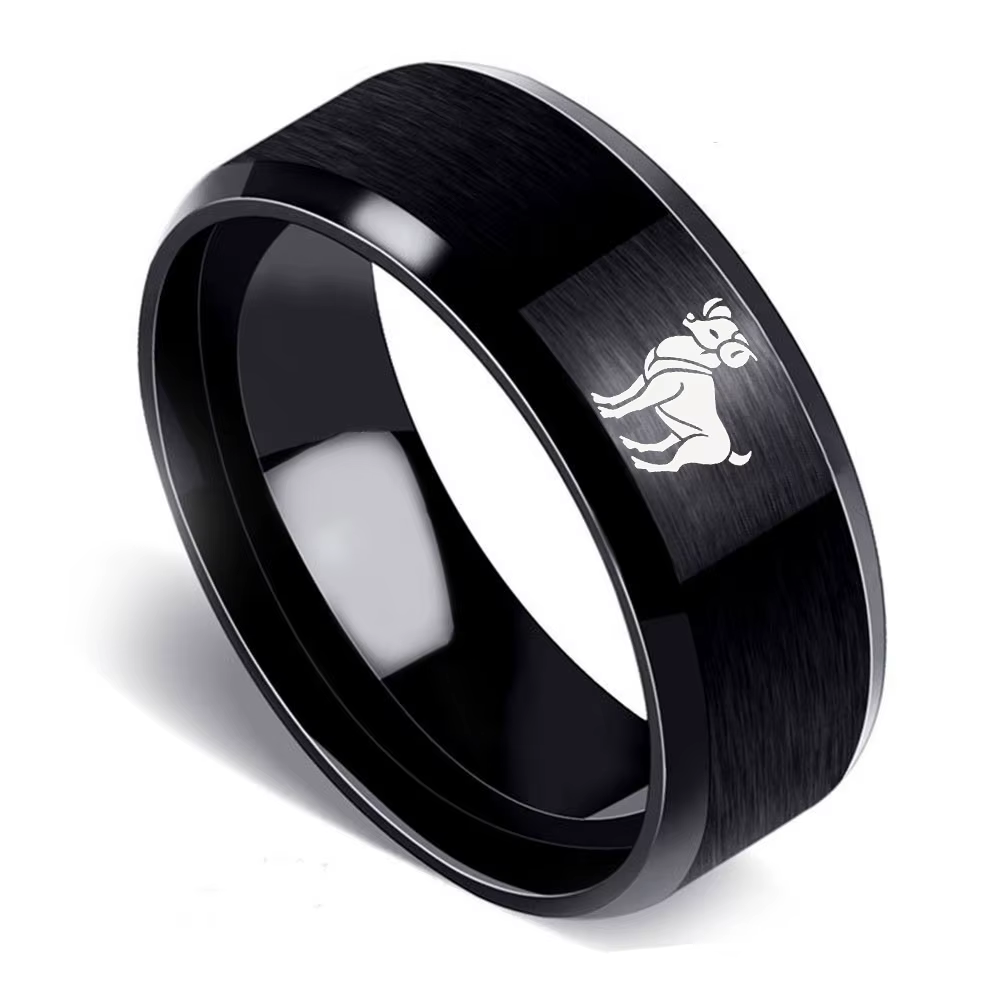 Bague Zodiaque en Acier Inoxydable, Bijoux de Mariage, Bélier, Gémeaux, Cancer, Vierge, Vèbre, Scorp