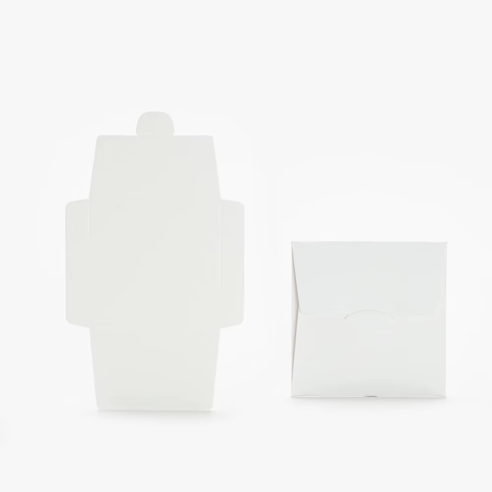 30 pièces blanc Kraft blanc marron noir boucle d'oreille collier enveloppe pochettes boîte-cadeau bi