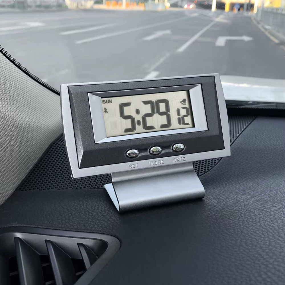 Horloge de voiture Prada pour décoration intérieure d'automobile, ornement d'affichage de l'heure, m