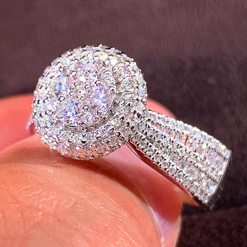 Huitan – bague en forme d'arc pour femmes, incrustée AAA éblouissante, pierre CZ de luxe, couleur ar