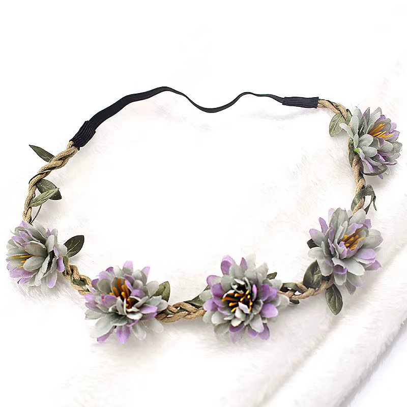 Bandeau de sauna à fleurs de mariage pour femmes et filles, vêtements de sauna Boho pour enfants, ac