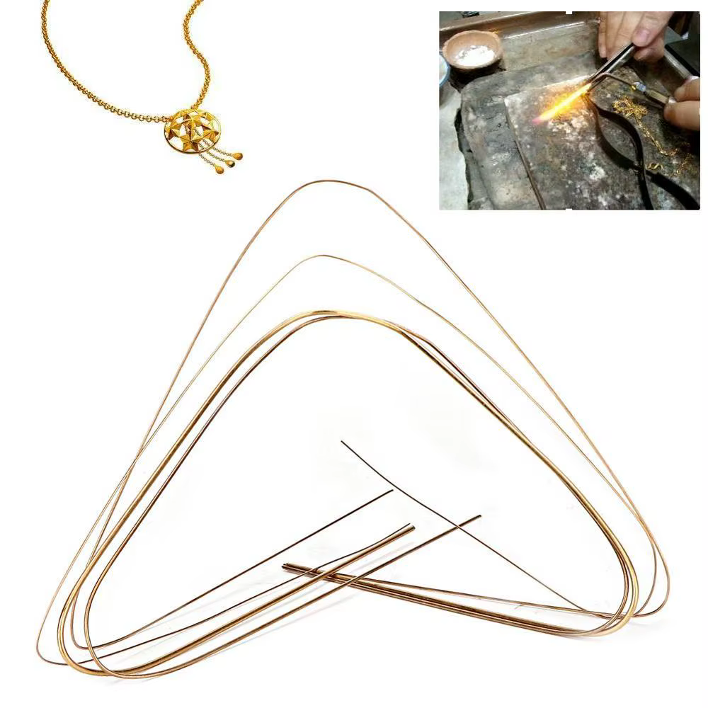 Tiges de soudage en argent et or, fil à souder en métal, brasage, bijoux, réparation exécutive, maté