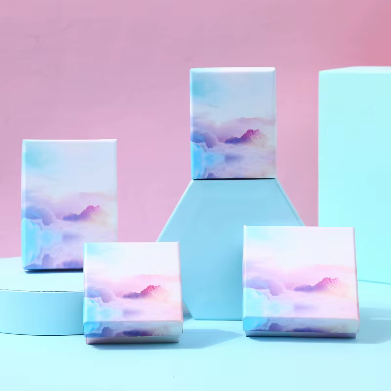 Ensemble de boîtes à bijoux en carton, boîtes de rangement et de présentation pour cadeaux, pour col