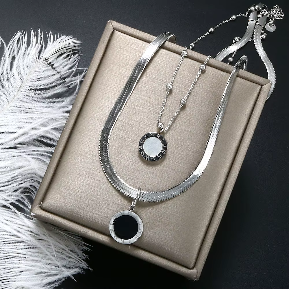 ZMFashion Europe états-unis populaire lumière luxe Baroque vent collier de perles naturelles tempéra