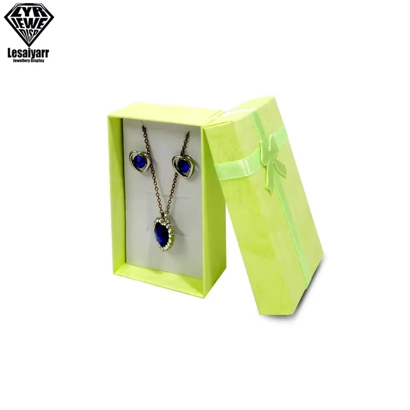 Coffrets cadeaux en carton pour bijoux, 24 pièces, pour emballage, boîtes à bijoux vides décoratives