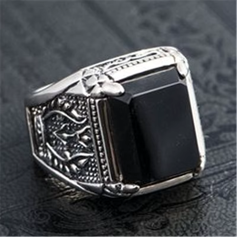 Nouvelle bague vintage en argent 925 pour homme et femme, bijoux simples en argent sterling, cadeaux