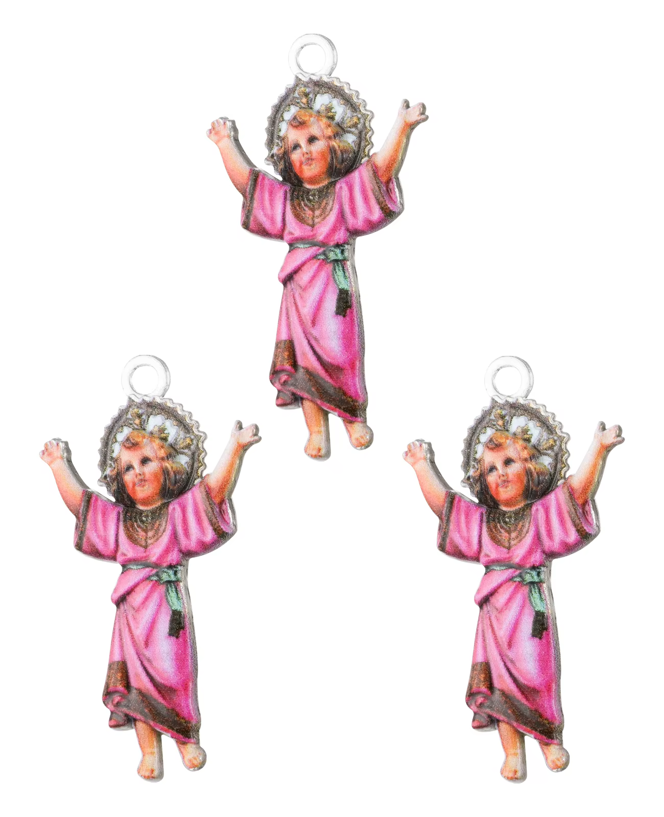 Pendentifs pour enfant divin, breloques catholiques pour médaille de jésus-Christ, pour baptême, pre