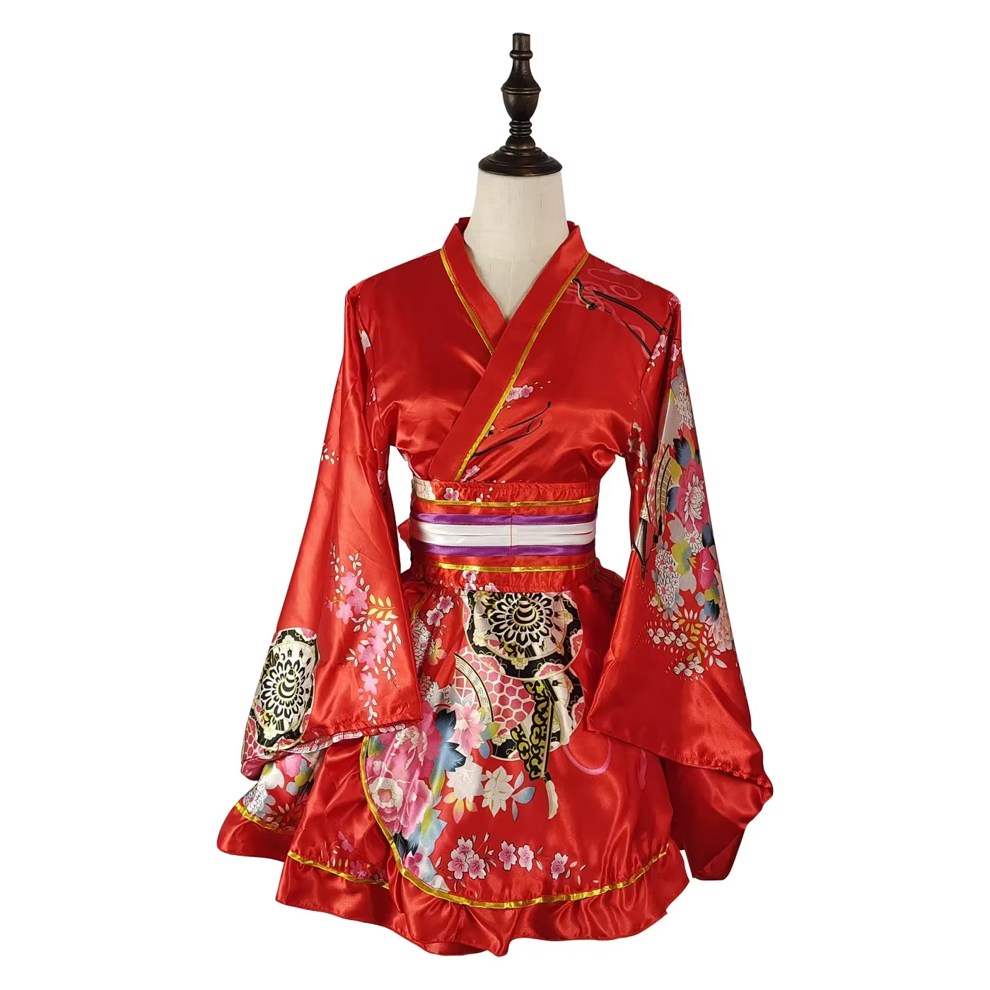 Kimono, costume traditionnel japonais pour femmes, robe Sakura Yukata Haori, costumes japonais Kawai