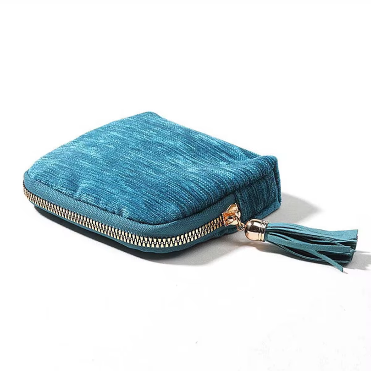 Sac de rangement pour bijoux à 5 couches, pochettes en velours pour montres, bracelets, bagues, bouc