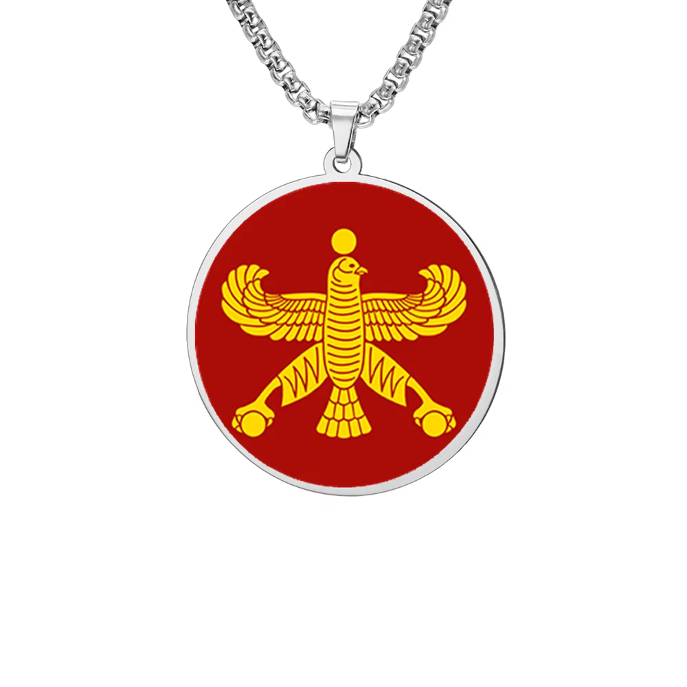 Collier HIPEE Shahbaz Eagle, bijoux historiques persans anciens pour hommes et femmes