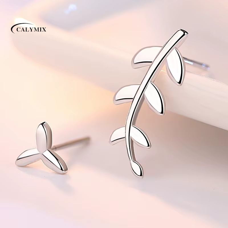 Nouveau 925 bijoux en argent Sterling femmes mode mignon minuscule cristal clair CZ boucles d'oreill