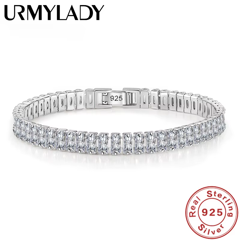 Bracelet de luxe en argent Sterling 925 pour femmes, bijoux à la mode, de fiançailles, de mariage, G