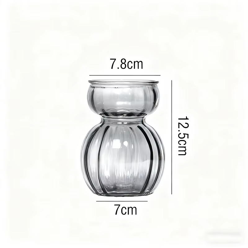 Ensemble de 5 Vases en verre pour réception de mariage, costume pour fleurs, Vases de mariage, décor