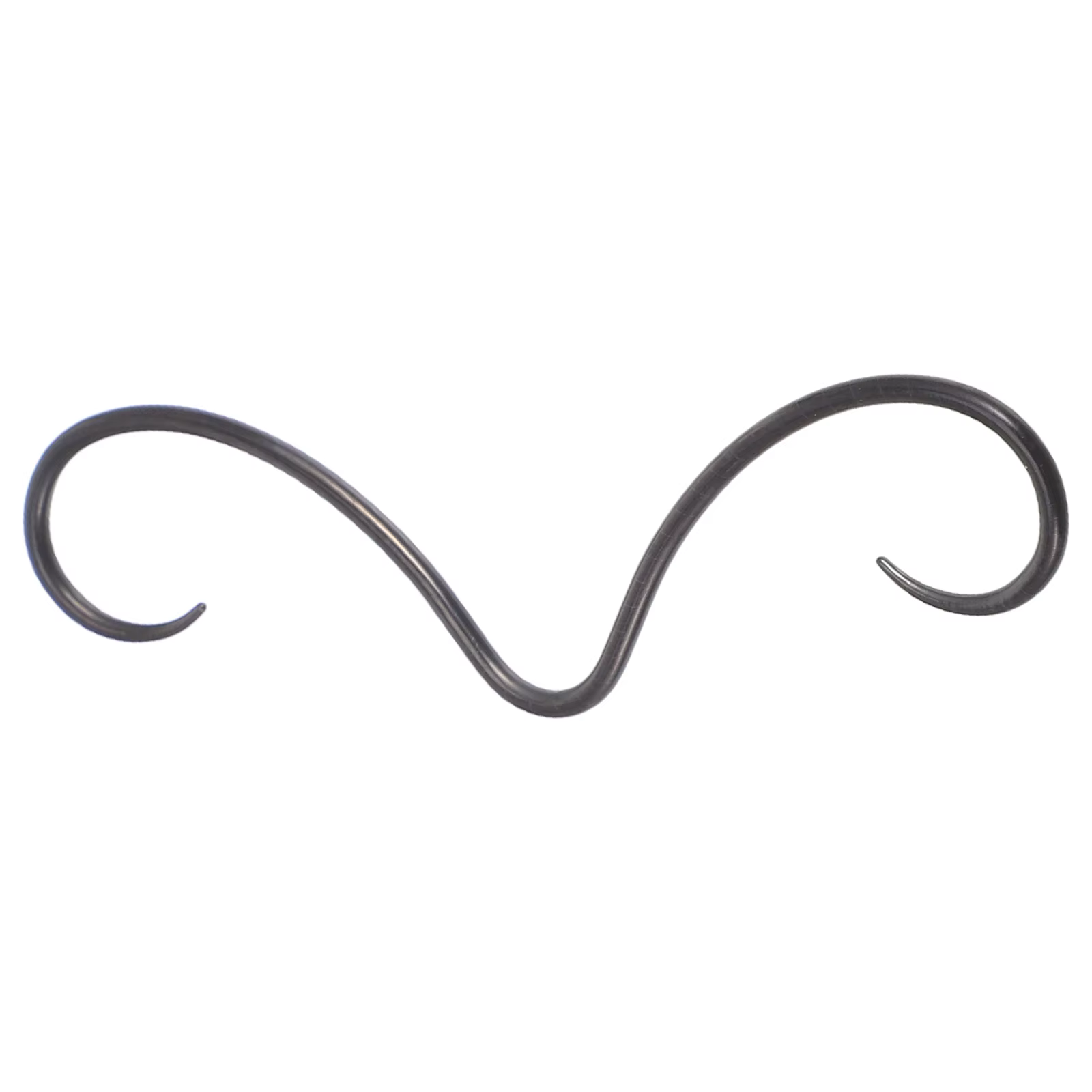 Moustache Septum bijoux 16x62mm noir nez Piercing bijoux acier Durable confortable femmes Septum ann